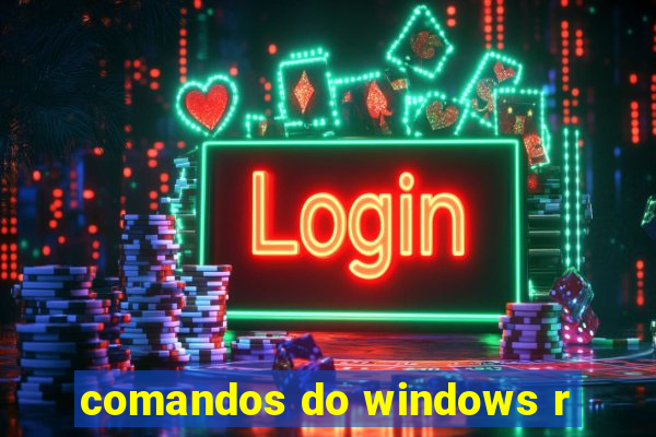 comandos do windows r